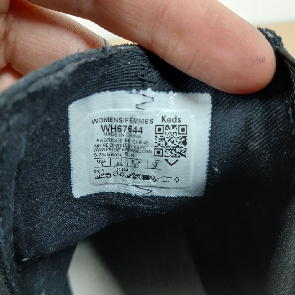 Keds Black Leather Triple Up Platform Chelsea Boots 1574 - Picture 10 of 11